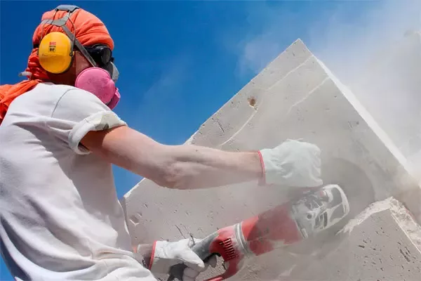 Serra diamantada para granito e mármore em marmoraria